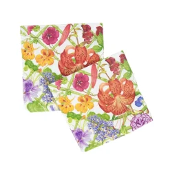 Caspari Paper Luncheon Napkins|Floral Trellis Luncheon Napkins - 20 Per Package
