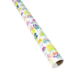 Caspari Bridal Shower|Wrapping Paper|Flower Market Gift Wrap - 1 Continuous Roll of Wrapping Paper