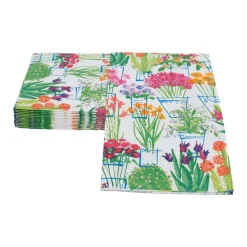 Caspari Paper Guest Towels|Flower Market Guest Towel Napkins - 15 Per Package