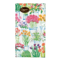 Caspari Paper Guest Towels|Flower Market Guest Towel Napkins - 15 Per Package