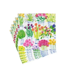 Caspari Bridal Shower|Paper Luncheon Napkins|Flower Market Luncheon Napkins - 20 Per Package