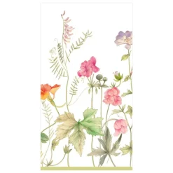 Caspari Paper Guest Towels|French Floral Paper Guest Towel Napkins - 15 Per Package
