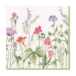 Caspari Paper Luncheon Napkins|French Floral Paper Luncheon Napkins - 20 Per Package