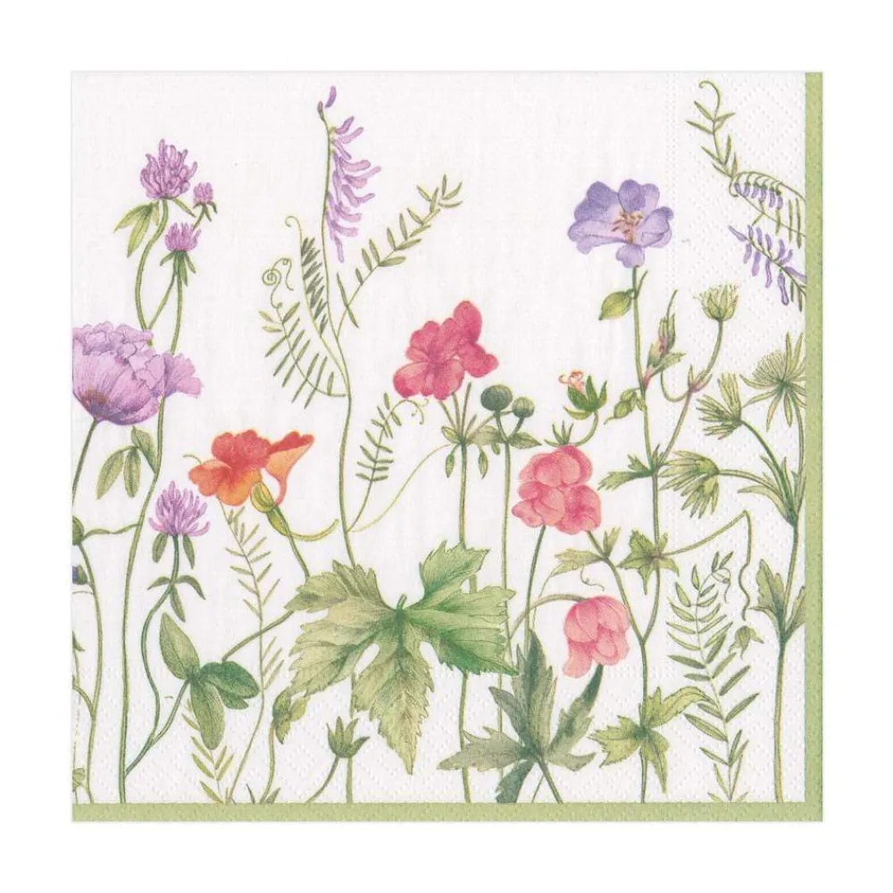 Caspari Paper Luncheon Napkins|French Floral Paper Luncheon Napkins - 20 Per Package