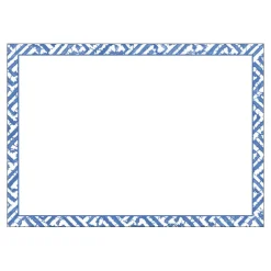 Caspari Correspondence Cards|Fretwork Blue Correspondence Cards - 12 Per Package