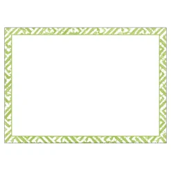 Caspari Correspondence Cards|Fretwork Green Correspondence Cards - 12 Per Package