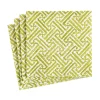 Caspari Cocktail Party|Easter|Fretwork Paper Cocktail Napkins in Moss Green - 20 Per Package