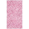Caspari Paper Guest Towels|Fretwork Paper Guest Towel Napkins in Fuchsia - 15 Per Package