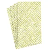 Caspari Easter|Paper Guest Towels|Fretwork Paper Guest Towel Napkins in Moss Green - 15 Per Package