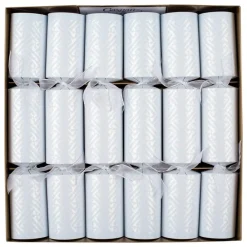 Caspari Christmas Crackers|Graduation Celebration|Fretwork Pearl Eday Crackers-12 Inch Long/6-In New