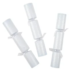 Caspari Christmas Crackers|Graduation Celebration|Fretwork Pearl Eday Crackers-12 Inch Long/6-In New