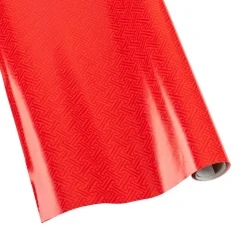 Caspari Christmas Wrapping Paper|Wrapping Paper|Fretwork Red Gift Wrapping Paper - 30" x 8' Roll