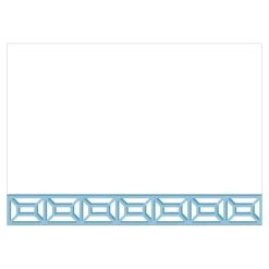 Caspari Correspondence Cards|Garden Gate French Blue Correspondence Cards - 12 Per Package