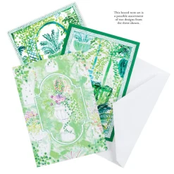 Caspari Note Cards|Garden Sketches Assorted Boxed Note Cards - 8 Note Cards & 8 Envelopes