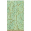 Caspari Paper Guest Towels|Gilded Majolica Celadon Guest Towels - includes 15 Guest Towels