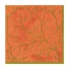 Caspari Paper Luncheon Napkins|Gilded Majolica Coral Luncheon Napkins - includes 20 Luncheon Napkins