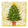 Caspari Christmas Napkins|Paper Luncheon Napkins|Gilded Tree Luncheon Napkins - 20 Per Package