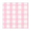 Caspari Paper Luncheon Napkins|Gingham Paper Luncheon Napkins in Pink - 20 Per Package
