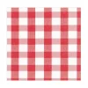 Caspari Memorial Day|Paper Luncheon Napkins|Gingham Paper Luncheon Napkins in Red - 20 Per Package