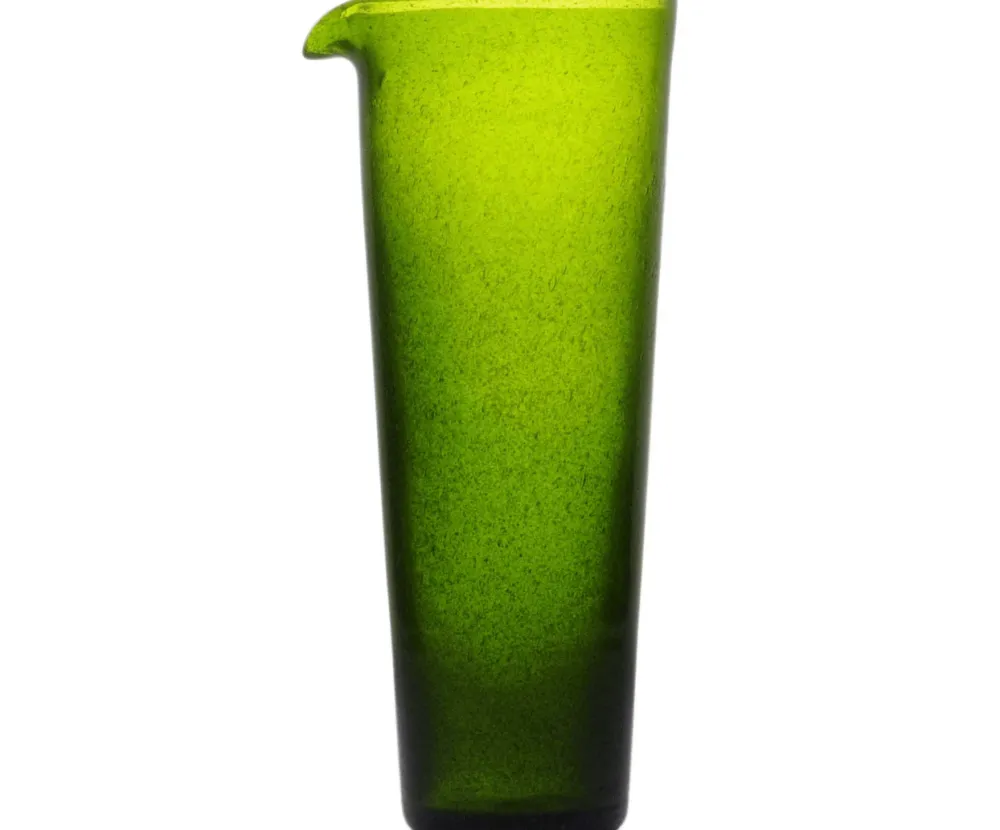 Memento Vases & Centerpieces|Glass Drinkware|Glass Jug in Olive Green