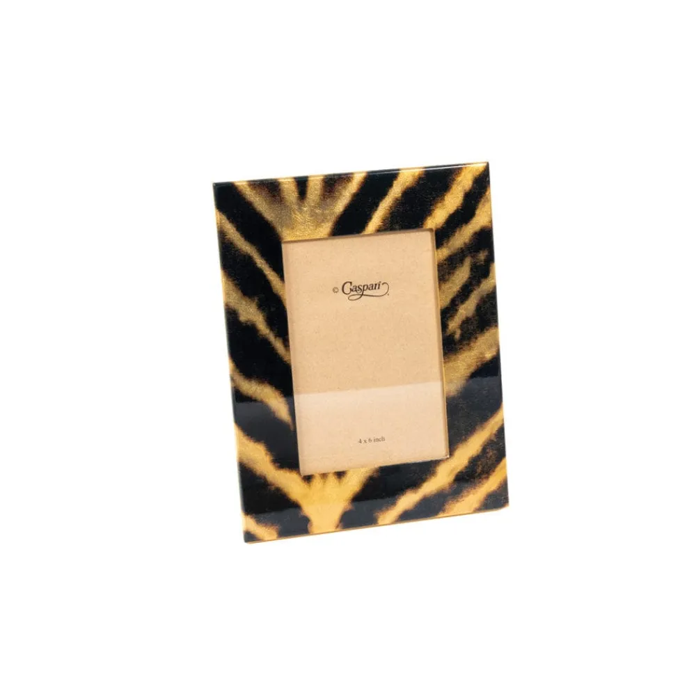 Caspari Lacquerware|New Year'S|Go Wild 4" x 6" Lacquer Picture Frame - includes 1 frame