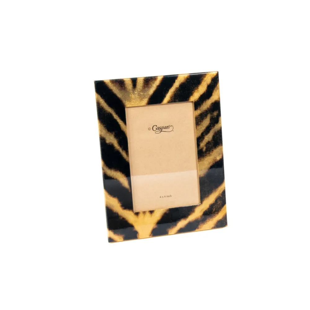 Caspari Lacquerware|New Year'S|Go Wild 4" x 6" Lacquer Picture Frame - includes 1 frame