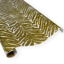 Caspari Christmas Wrapping Paper|Wrapping Paper|Go Wild Gold & White Gift Wrapping Paper - 30 x 8 Roll