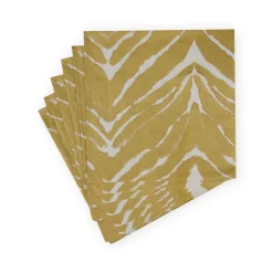 Caspari New Year'S|Paper Luncheon Napkins|Go Wild White & Gold Luncheon Napkins - 20 Per Package
