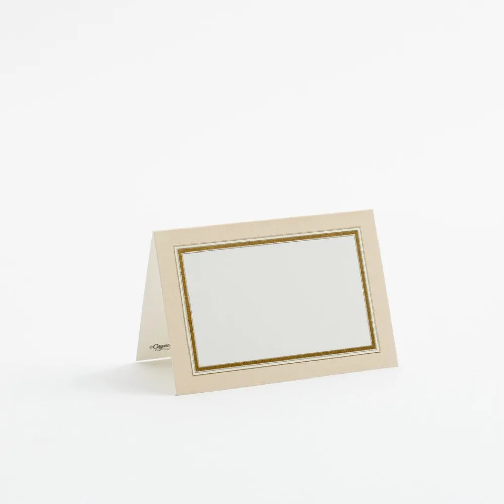 Caspari Graduation Celebration|Place Cards|Gold Border Place Cards Package 10 In