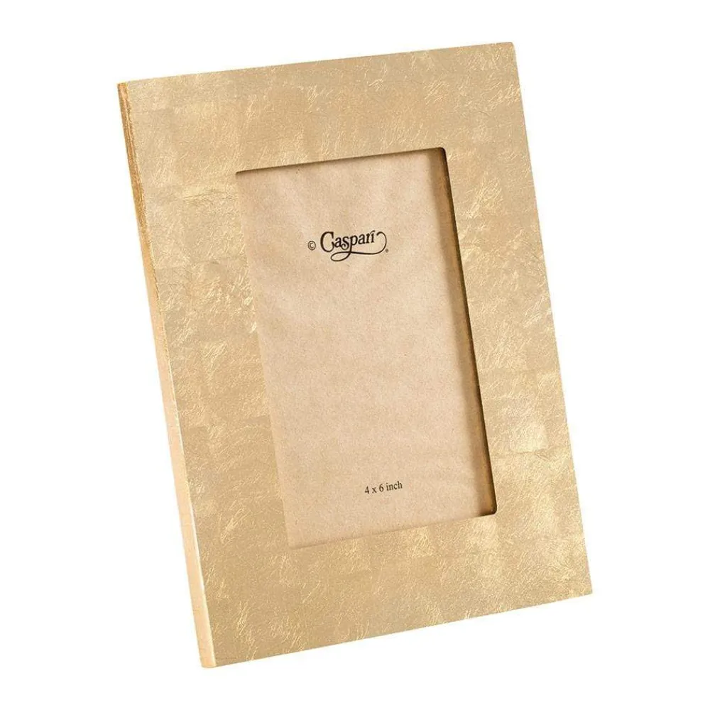 Caspari Lacquerware|Graduation Celebration|Gold Lacquer 4" x 6" Picture Frame - 1 Each