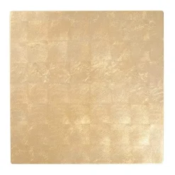 Caspari Lacquerware|Christmas Placemats & Coasters|Gold Leaf Lacquer Placemat - 1 Each