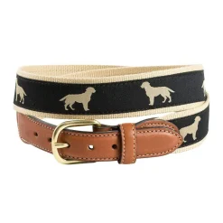 Barrons-Hunter Tailgates|Golden Dog Motif Belt