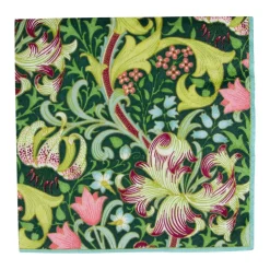 Caspari Paper Luncheon Napkins|Golden Lily Forest Luncheon Napkins - 20 Per Package