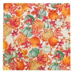 Caspari Paper Luncheon Napkins|Gourds and Leaves Recycled Luncheon Napkins - includes 20 Luncheon Napkins