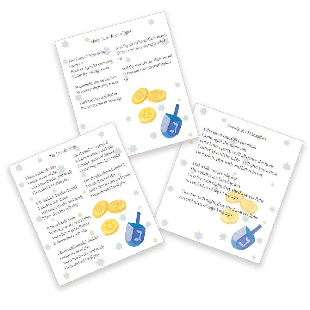 Caspari Christmas Crackers|Hanukkah|Hanukkah Candles Slim Crackers, 10 Inch - 8 per box