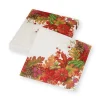 Caspari Paper Luncheon Napkins|Harvest Garland White Luncheon Napkins - 20 Per Package