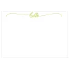 Caspari Correspondence Cards|Hello Script Correspondence Cards - 12 Per Package