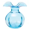 Vietri Memorial Day|Vases & Centerpieces|Hibiscus Bud Vase in Aqua - 1 Each