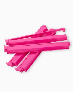 Oh My Mahjong Darjeeling|Hot Pink Mahjong Rack & Pushers - Set of 4