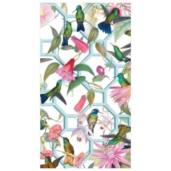 Caspari Paper Guest Towels|Hummingbird Trellis Paper Guest Towel Napkins - 15 Per Package