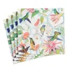 Caspari Paper Cocktail Napkins|Hummingbird Trellis Paper Cocktail Napkins - 20 Per Package