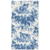 Caspari Paper Guest Towels|Hunting Toile Blue Guest Towels - includes 15 Guest Towels