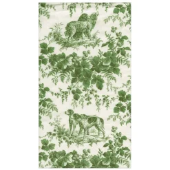 Caspari Paper Guest Towels|Hunting Toile Evergreen Guest Towels - includes 15 Guest Towels