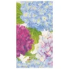 Caspari Paper Guest Towels|Hydrangea Garden Paper Guest Towel Napkins in Blue - 15 Per Package