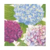 Caspari Paper Luncheon Napkins|Hydrangea Garden Paper Luncheon Napkins in Blue - 20 Per Package