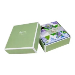 Caspari Boxed Cocktail Napkins|Hydrangeas and Porcelain Boxed Paper Cocktail Napkins - 40 Per Box