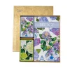 Caspari Mother'S Day|Bridge|Hydrangeas and Porcelain Bridge Gift Set - 2 Playing Card Decks & 2 Score Pads
