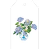 Caspari Bridal Shower|Gift Tags & Enclosure Cards|Hydrangeas And Porcelain Gift Tags - 4 Per Package