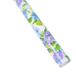 Caspari Bridal Shower|Wrapping Paper|Hydrangeas and Porcelain Gift Wrapping Paper - 30" x 8' Roll
