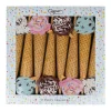 Caspari Celebration Crackers|Ice Cream Cones Party Cone Crackers 10 Inch - 8 per box